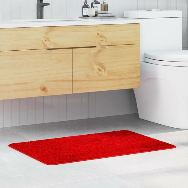 Antislip Badmat Rood 60 x 90 cm PP 1