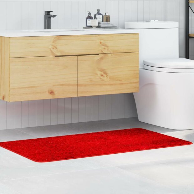 Antislip Badmat Rood 70 x 120 cm PP 1