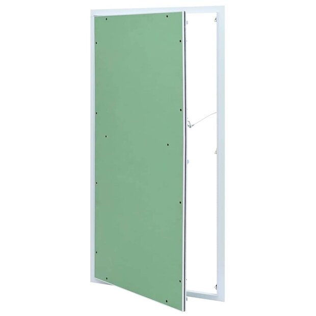 Toegangs paneel Groen en Zilver 55 x 105 cm 1