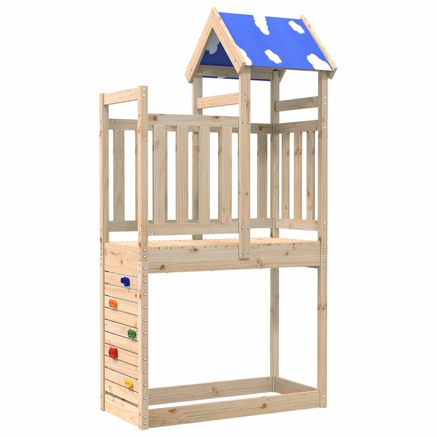 Speeltoren Bruin 110,5 x 52,5 x 215 cm Massief grenenhout 1