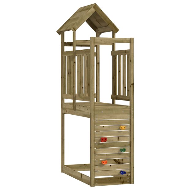 Speeltoren Bruin 53 x 110,5 x 214 cm Massief ge&amp;iuml;mpregneerd hout 1