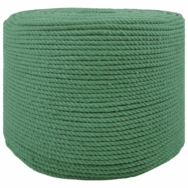 Touw Groen 0,4 x 0,4 x 10000 cm Katoen 1