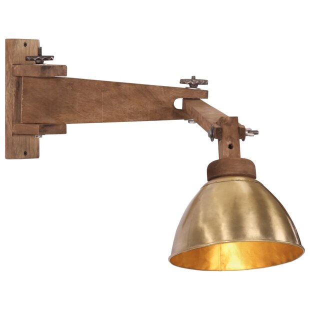 Wandlamp 25 W E27 antiek messingkleurig 1