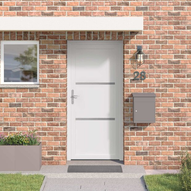 Voordeur Wit 98 x 200 cm PVC 1