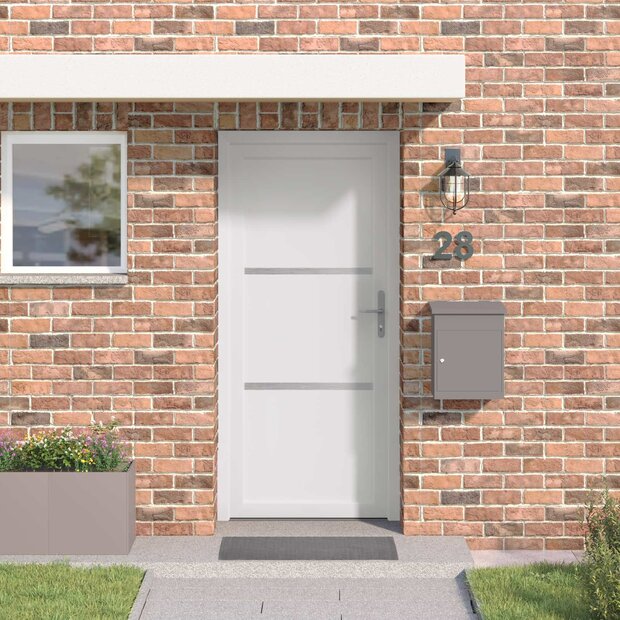 Voordeur Wit 98 x 200 cm PVC 1