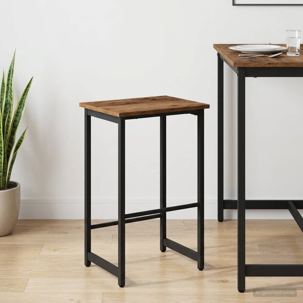 Barkruk Oud hout 40 x 32 x 74 cm Bewerkt hout 1