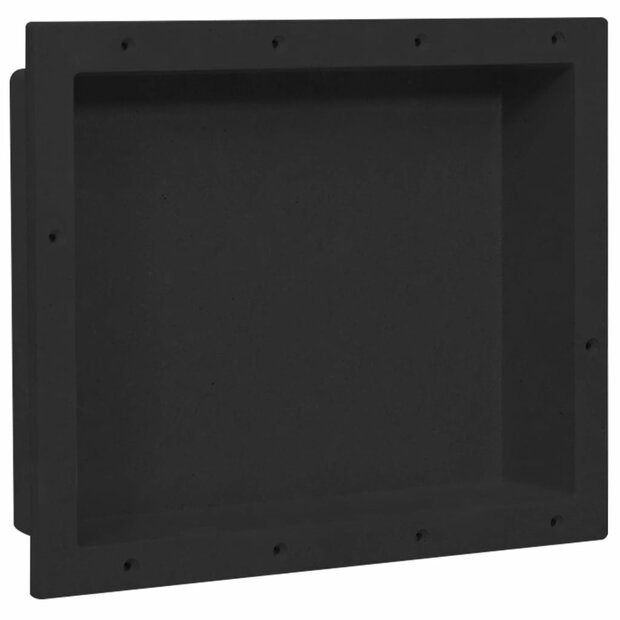 Douchenis 41x51x10 cm matzwart 1