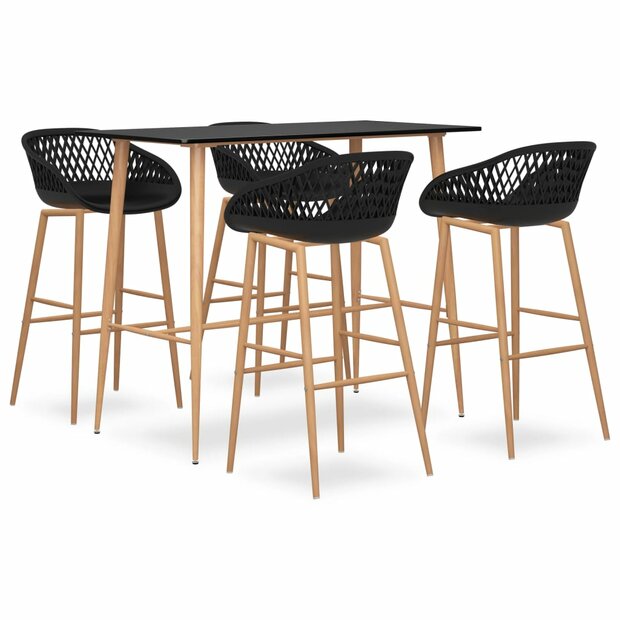 5-delige Barset zwart 1