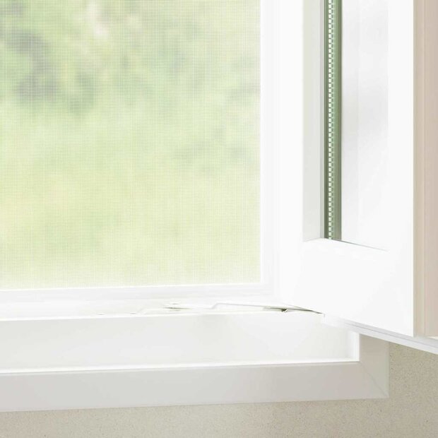 Horrengaas 112 x 500 cm Glasvezel Wit 1