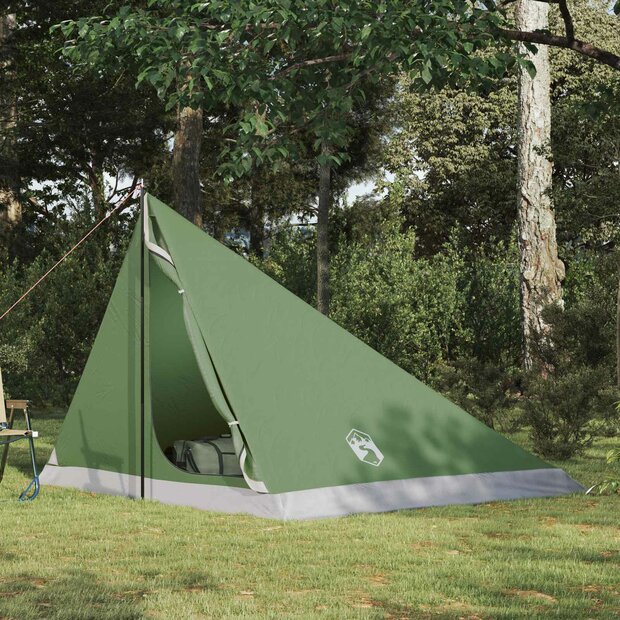 Backpacking Tent 4-persoons Groen 185T Polyester met PU Coating 1