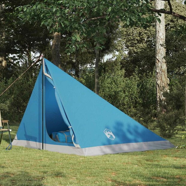 Backpacking Tent 4-persoons Blauw 185T Polyester met PU Coating 1