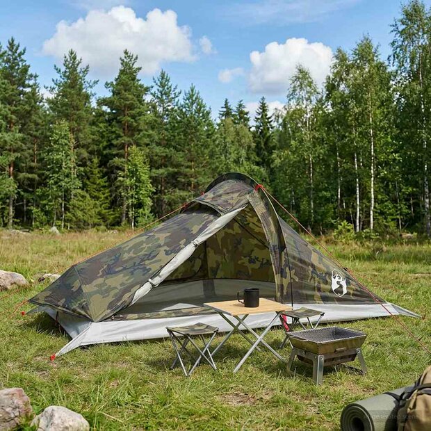 Backpacking Tent 4-persoons Camouflage 1