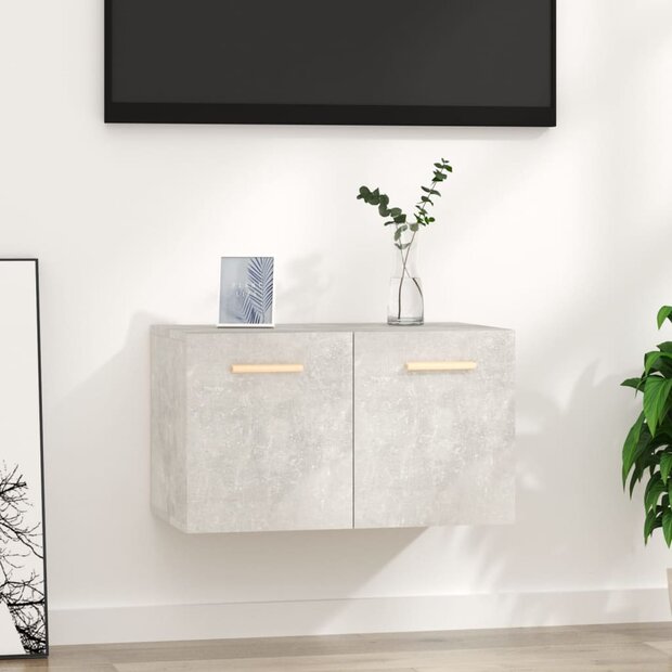 Wandkast 60x36,5x35 cm bewerkt hout betongrijs 1