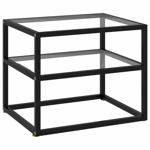 Wandtafel 50x40x40 cm gehard glas transparant 1