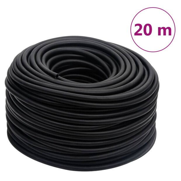 Luchtslang hybride 0,6&amp;apos;&amp;apos; 20 m rubber en PVC zwart 1