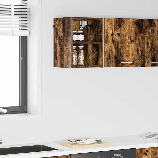 Hangkast Gerookt eiken 30 x 29,5 x 40 cm Bewerkt hout 1