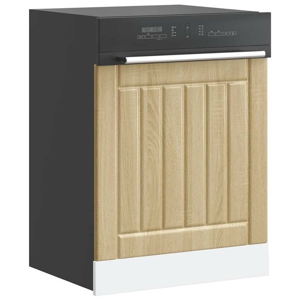 Vaatwasserpaneel Lucca bewerkt hout sonoma eikenkleurig 1