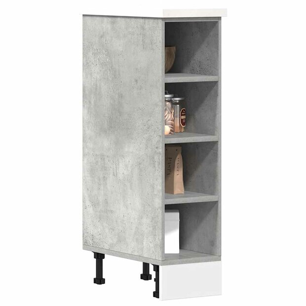 Onderkast Riga 20x44,5x81,5 cm bewerkt hout betongrijs 1