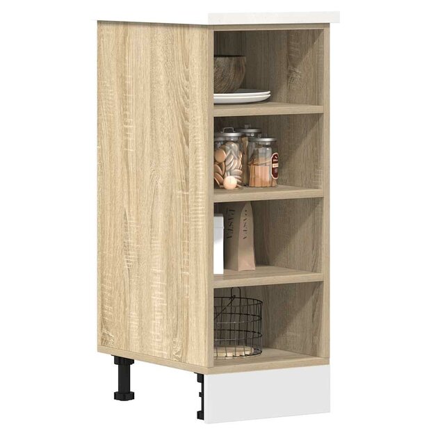Onderkast Riga 30x44,5x81,5 cm bewerkt hout sonoma eikenkleurig 1