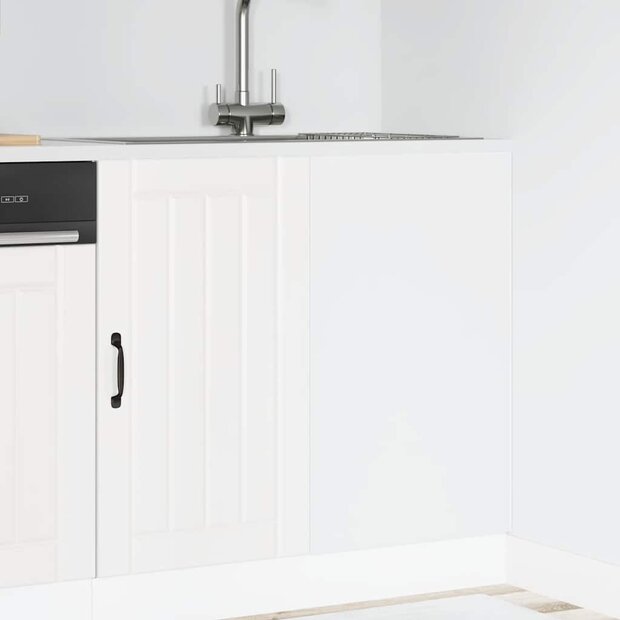 Onderkast Lucca bewerkt hout wit 1