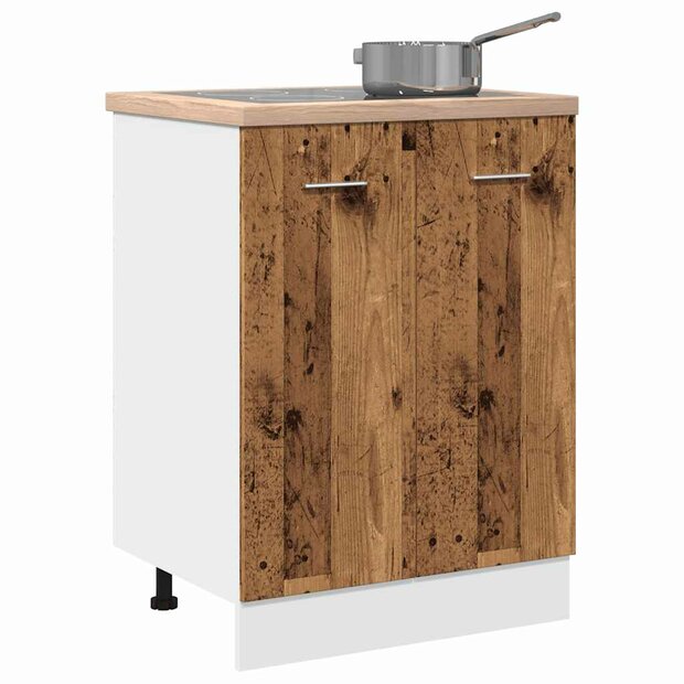 Onderkast Lyon 60x46x81,5 cm bewerkt hout oud houtkleurig 1