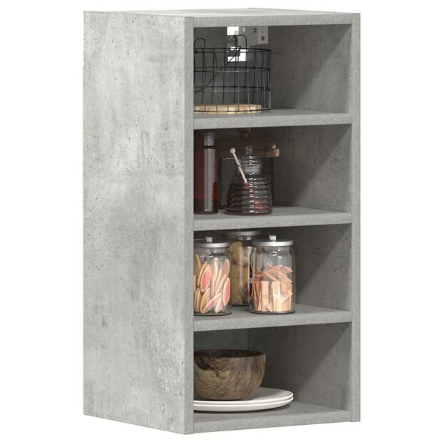 Bovenkast Riga 30x29,5x60 cm bewerkt hout betongrijs 1