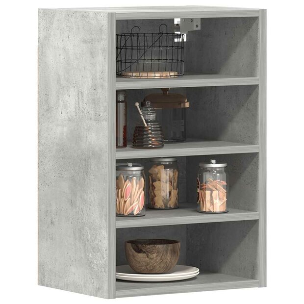 Bovenkast Riga 40x29,5x60 cm bewerkt hout betongrijs 1