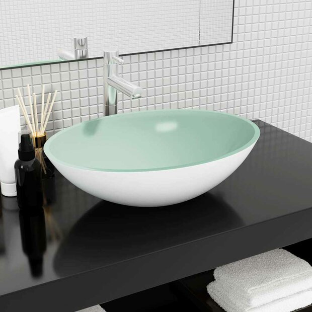 Wasbak 50x37x14 cm glas wit 1