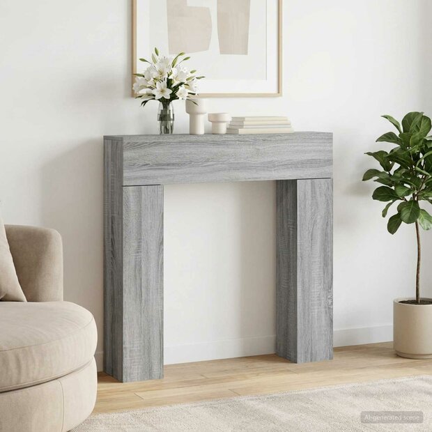 Haardombouw Grijs Sonoma 102 x 18 x 100,5 cm Bewerkt hout 1