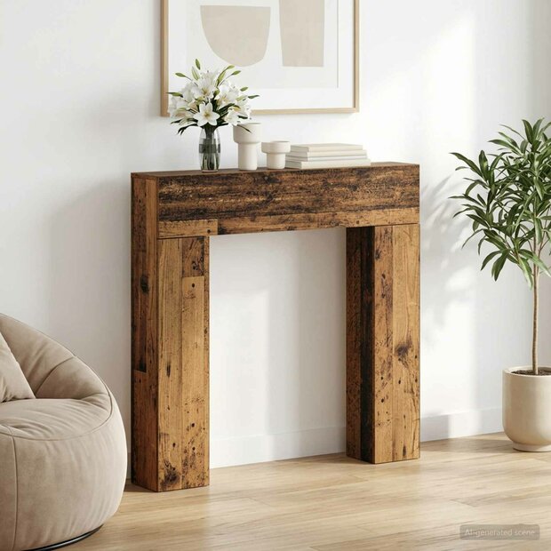Haardombouw Oud hout 102 x 18 x 100,5 cm Bewerkt hout 1