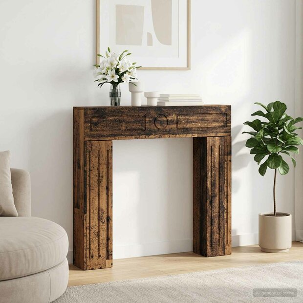 Haardombouw Oud hout 102 x 18 x 100,5 cm Bewerkt hout 1
