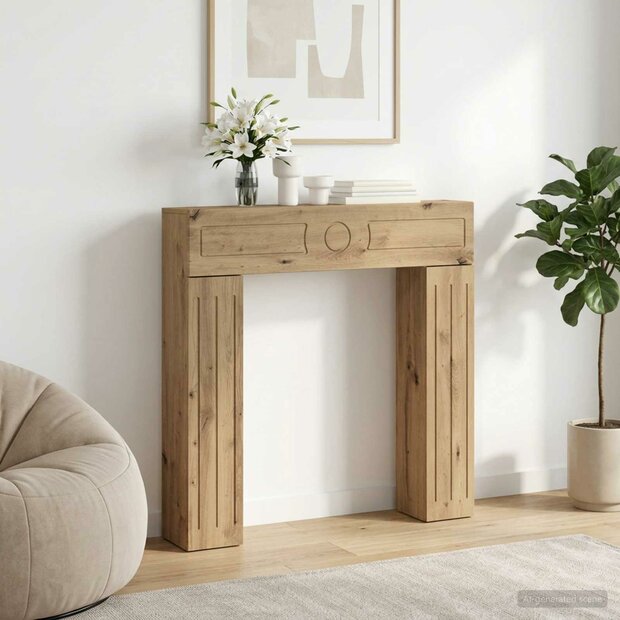 Haardombouw Artisanaal eiken 102 x 18 x 100,5 cm 1