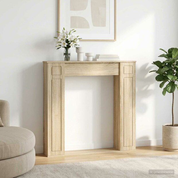 Haardombouw Sonoma Eiken 100 x 20 x 100 cm Bewerkt hout 1