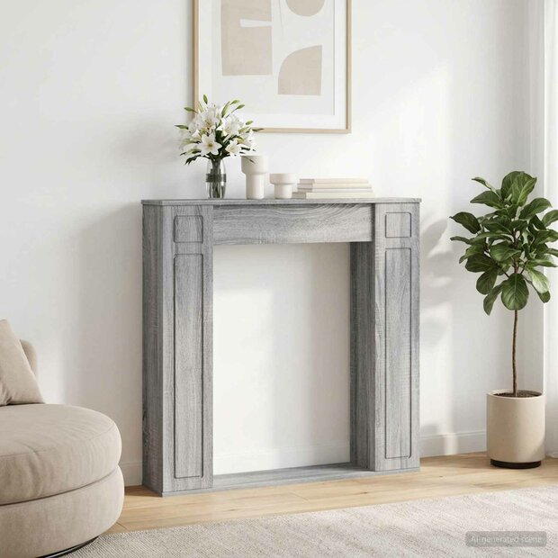 Haardombouw Grijs Sonoma 100 x 20 x 100 cm Bewerkt hout 1
