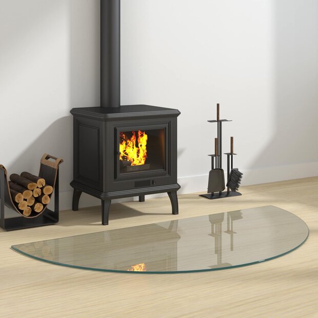 Vuurplaats Glazen Plaat Doorzichtig 1200 x 600 mm Glas 1