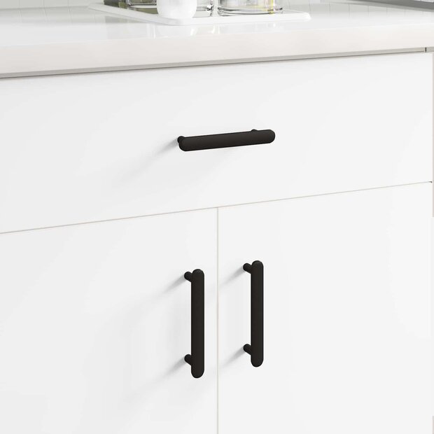 Kasthandgreep 12 st Zwart 121 x 16.6 x 28.3 mm IJzer 1