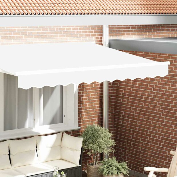 Luifeldoek volant Wit 330 x 20 cm Polyester 1
