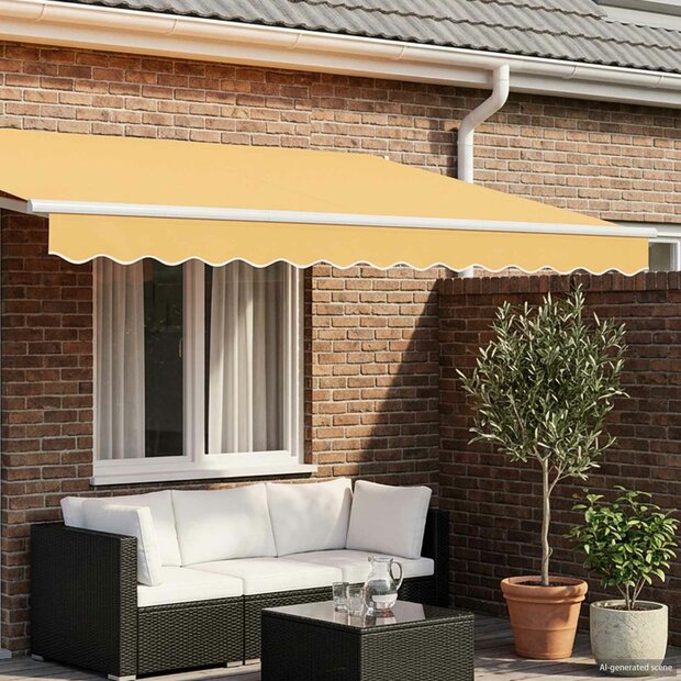 Luifeldoek volant Zand 281 x 20 cm Polyester 1