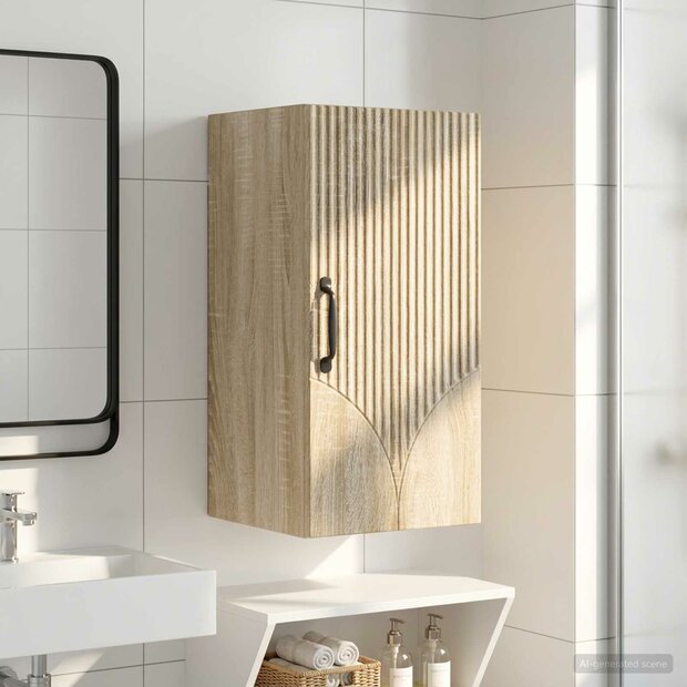 Badkamerwandkast HOORN Sonoma Eiken 30 x 31 x 59 cm 1