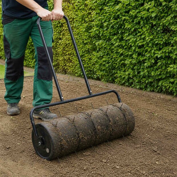 Trekbare Tuinrol met Beluchtingsklemmen &Oslash; 30 x 90 cm Staal 1