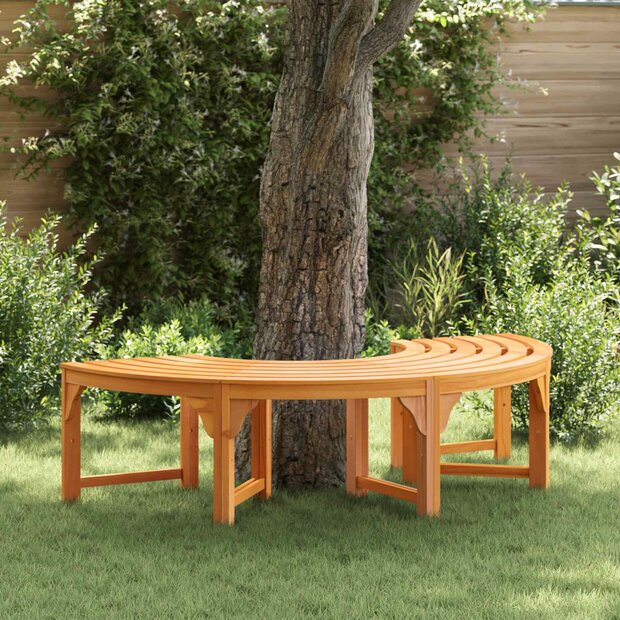 Boombank 4 -Seater 160 x 80 x 45cm Massief Eucalyptus Hout 1
