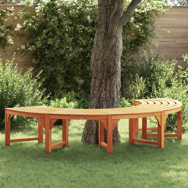 Boombank 4 -Seater 210 x 80 x 45 cm Massief Eucalyptus Hout 1
