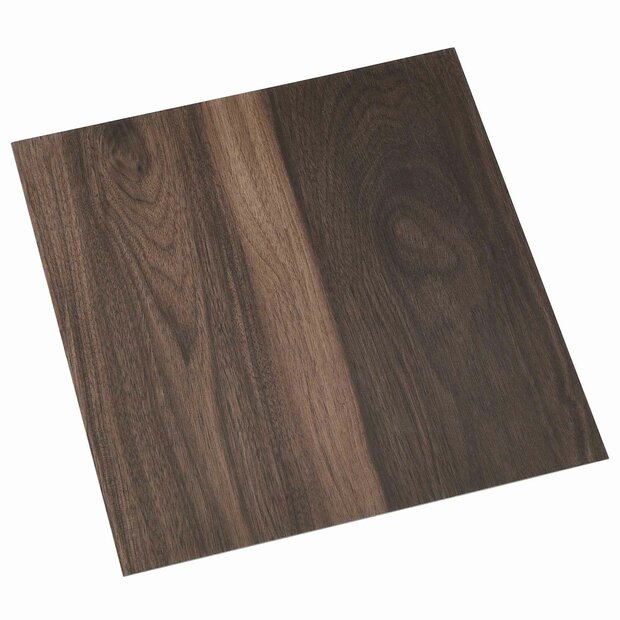 Zelfklevende Vloerplanken Donkerbruin 30,5 x 30,5 cm 20 st PVC 1