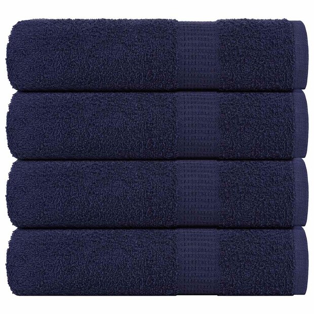 Douchehanddoeken FROGN 4 st 70x140 cm 360 g/m&sup2; marineblauw 1