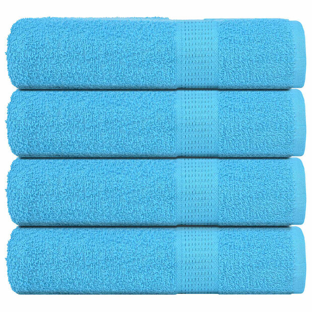 Douchehanddoeken FROGN 4 st 70x140 cm 360 g/m&sup2; turquoise 1