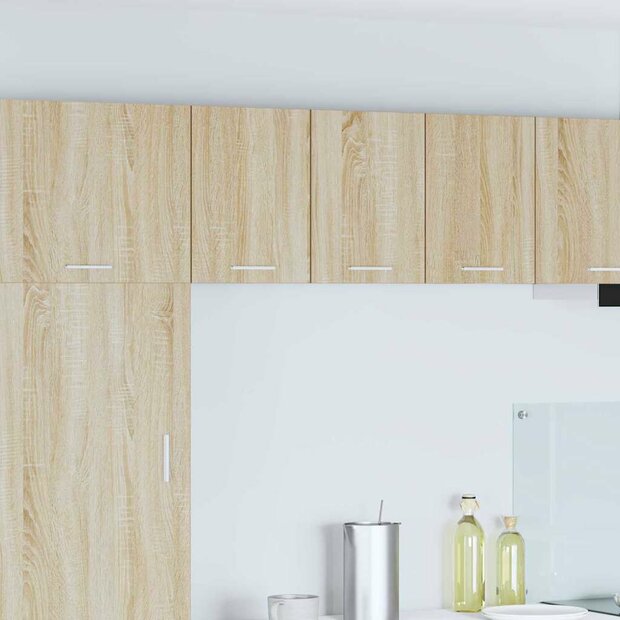 Hangkast Sonoma Eik en Wit 30 x 31 x 40 cm Bewerkt hout 1