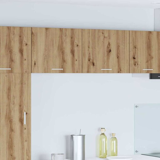 Hangkast Ambachtelijke Eik en Wit 50 x 31 x 40 cm Bewerkt hout 1