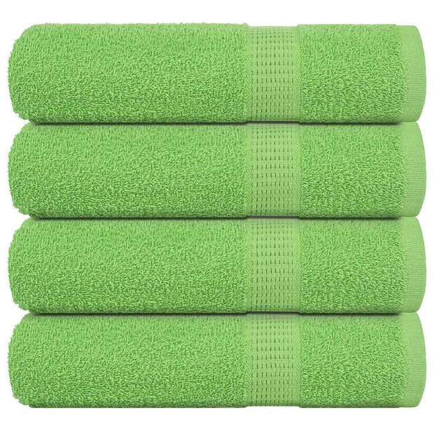 Douchehanddoeken FROGN 4 st 70x140 cm 360 g/m&sup2; appelgroen 1