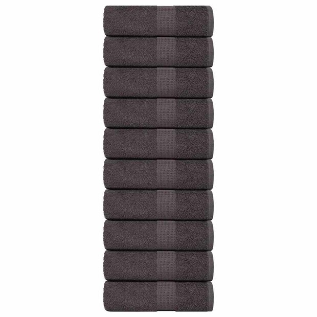 Washandjes FROGN 10 st 30x30 cm 360 g/m&sup2; antraciet 1