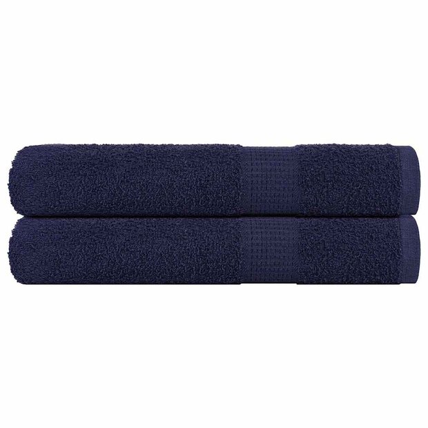 Handdoeken FROGN 2 st 100x200 cm 360 g/m&sup2; marineblauw 1